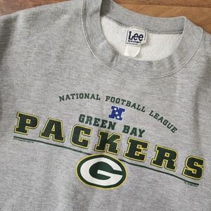 VTG Green Bay Packers Lee Sport Crewneck Sweatshirt Size Large